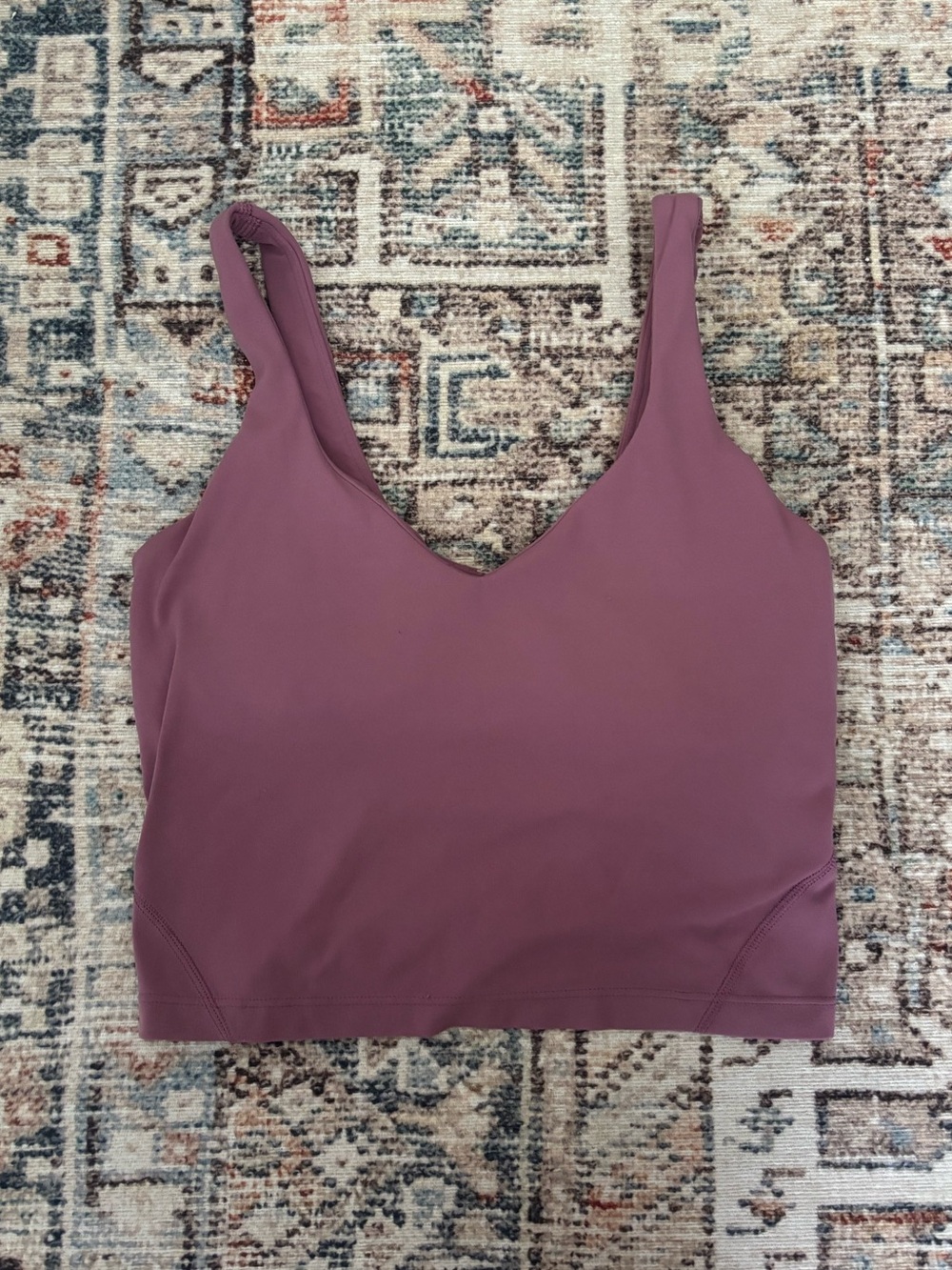lululemon athletica dusty mauve align tank